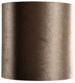 Кадифена абажура кафява със златно покритие 40/40/40