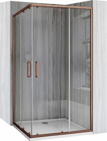 Душ кабина Rea Punto 80x100 Brush Copper
