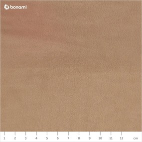 Бежово тапицирано двойно легло с място за съхранение 200x200 cm Tate – Maison de Rêve