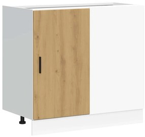 854297 vidaXL мивка база кабинет Lyon Artisan дъб инженерна дървесина