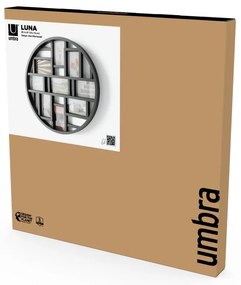 Черна пластмасова рамка висяща Luna – Umbra