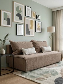 Sofa Japan two-seater-Brown