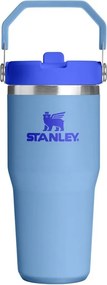 Син термос от неръждаема стомана 410 ml IceFlow™ Flip Straw 2.0 Tumbler Blue Sky – Stanley