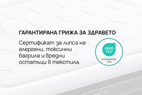 Матрак isleep, Ice Hybrid, 82x190x28, Среден към твърд, Покет пружина