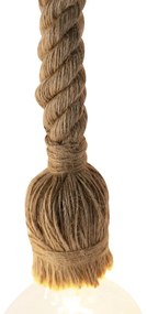 Индустриално висящо осветление черно 6 лампи - Plural