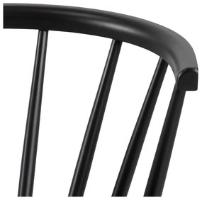 Черен трапезен стол Ida – Actona