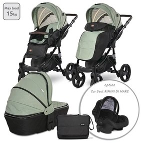 Детска количка RIMINI PREMIUM LORELLI - GREEN