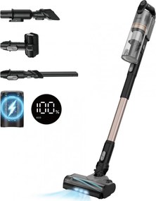 Вертикална прахосмукачка Levoit LVAC-300, 240W, 0.75l, Автономия до 60 мин, Турбо, Четка с LED, Черен/сив