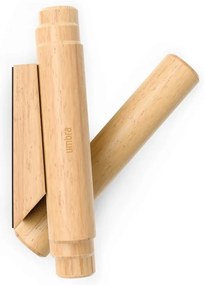 Стенна закачалка от масивен бор в естествен цвят 61 cm Picket – Umbra