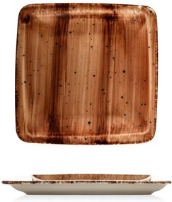 Gural Porselen - Brown Квадратна чиния 19x19cm. (NBNORD19X19DU50KH)