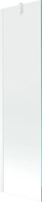 Mexen Next параван за вана, 1 крило 50 x 150 см, прозрачен, бял - 895-050-000-00-00-20