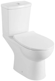 Sapho - WC комби с хигиеничен душ, заден отвод, керамика/бяла