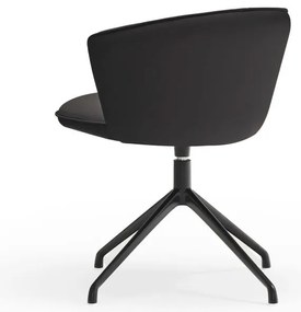 Черни тапицирани трапезни столове в комплект 2 бр. Add – Teulat