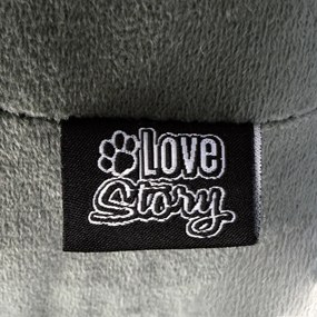 Тъмнозелено легло за котка тип палатка 22x45 cm – Love Story