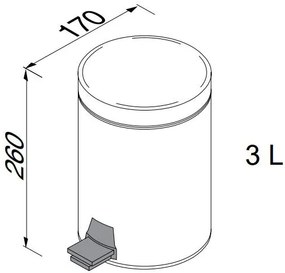 Контейнер за хартия Inox Geesa-Mauro