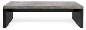 Черно-сива пейка с декор от бетон , 140 x 43 cm Detroit - TemaHome