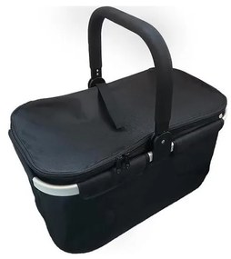 Сгъваема черна къмпинг пикник кошница