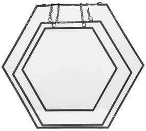 Сет огледалa atmosphera Leny, 20/25/30 cm, 3 бр - Златен