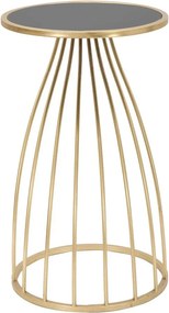 Кръгла странична маса със стъклен плот ø 35 cm Flush - Mauro Ferretti