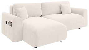 Бял разтегателен ъглов диван (променлив) Lorine – Ropez