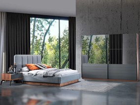 спален комплект ZETT2MDF сиво
