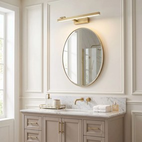 LED аплик за баня SWE031-1W 40cm Brush Gold