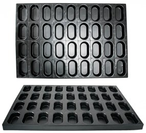 Алуминиева форма за печене на сладки 36 места GN 60х40см CN-(А0160) - Horecano