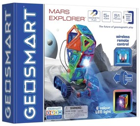 GeoSmart - Магнитен комплект за строене Mars Explorer 51 бр.