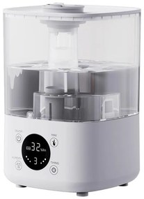 Овлажнител за въздух Xiaomi Lydsto F100S, 25W, 2.5 л, 3 степени, 200 мл/ч, Дисплей, Нощен режим, Таймер, Бял