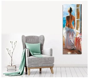 Стенопис върху платно Прозорец, 30 x 80 cm - Wallity