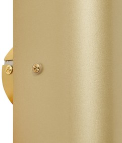 Модерна стенна лампа златна 2 светлини - Gotthard