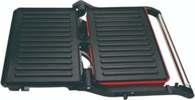 Сандвич тостер Panini Oliver Voltz OV51442R, 1000W, Незалепващи плочи, Отваряне на 180°, Тавичка за мазнина, Червен