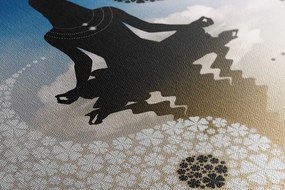 Картина на платно – Ин и Ян йога