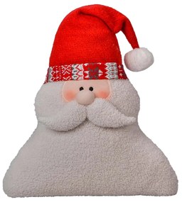 XMAS SANTA CLAUSE КОЛЕДНА ДЕКОРАТИВНА ВЪЗГЛАВНИЦА 38/41/16CM