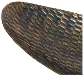 Метален декоративен поднос 48x16 cm Bronze – Ixia