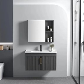 Комплект мебели за баня с мивка Astor 60cm Grey