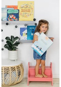 Светлочервена подвижна стълба Dusky Pink – Kindsgut