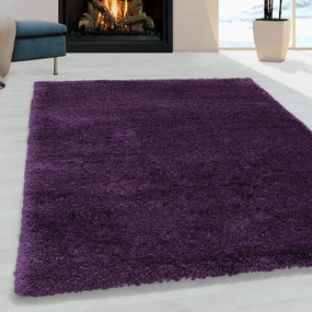 Тъмнолилав килим 160x230 cm Fluffy – Ayyildiz Carpets