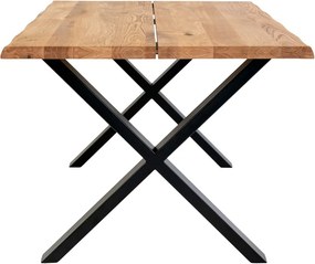 Трапезна маса с плот от масивен дъб , 140 x 95 cm Toulon - House Nordic