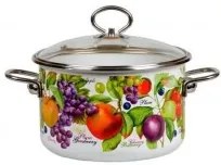 Емайлирана тенджера 3л 20см с декор "CONFITURA" (1SB205S) Р