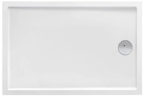 Акрилно душ корито, A276338000, Roca, бял, 100х90х7.5см