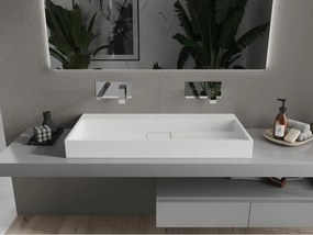 Mexen Ava плотско умивалник от композит B/O 100 x 46 cm, бял - 23011000