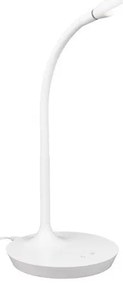 Бяла LED настолна лампа (височина 38 см) Toro - Trio