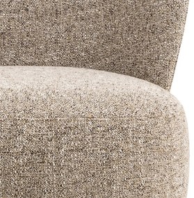 Бежово кресло от букле Elmont – Actona