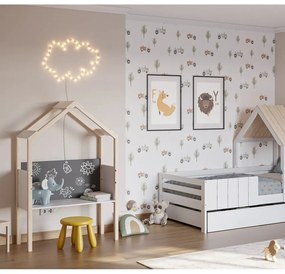 Детско бюро от масивен бор 40x100 cm Roxana – Marckeric