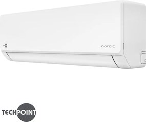 Инверторен климатик TechPoint NPT 09 X-PRO NORDIC, 9000 BTU, 17 м2, А++, Wi-Fi, R-32, Golden Fin, Бял