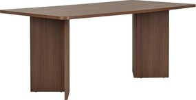 Трапезна маса от декор от орех 90x180 cm Linza – Kalune Design