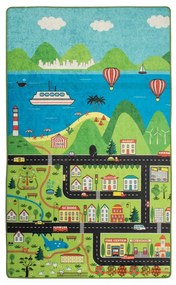 Детски килим Happy City, 140 x 190 cm - Unknown