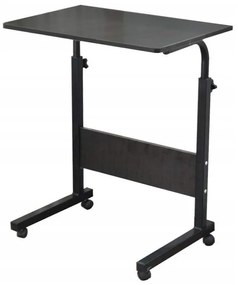 Мобилна масичка за лаптоп, таблет или книга 80 x 40 cm Черен