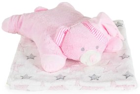 CANGAROO Одеяло с възглавница SLEEPY BEAR РОЗОВО